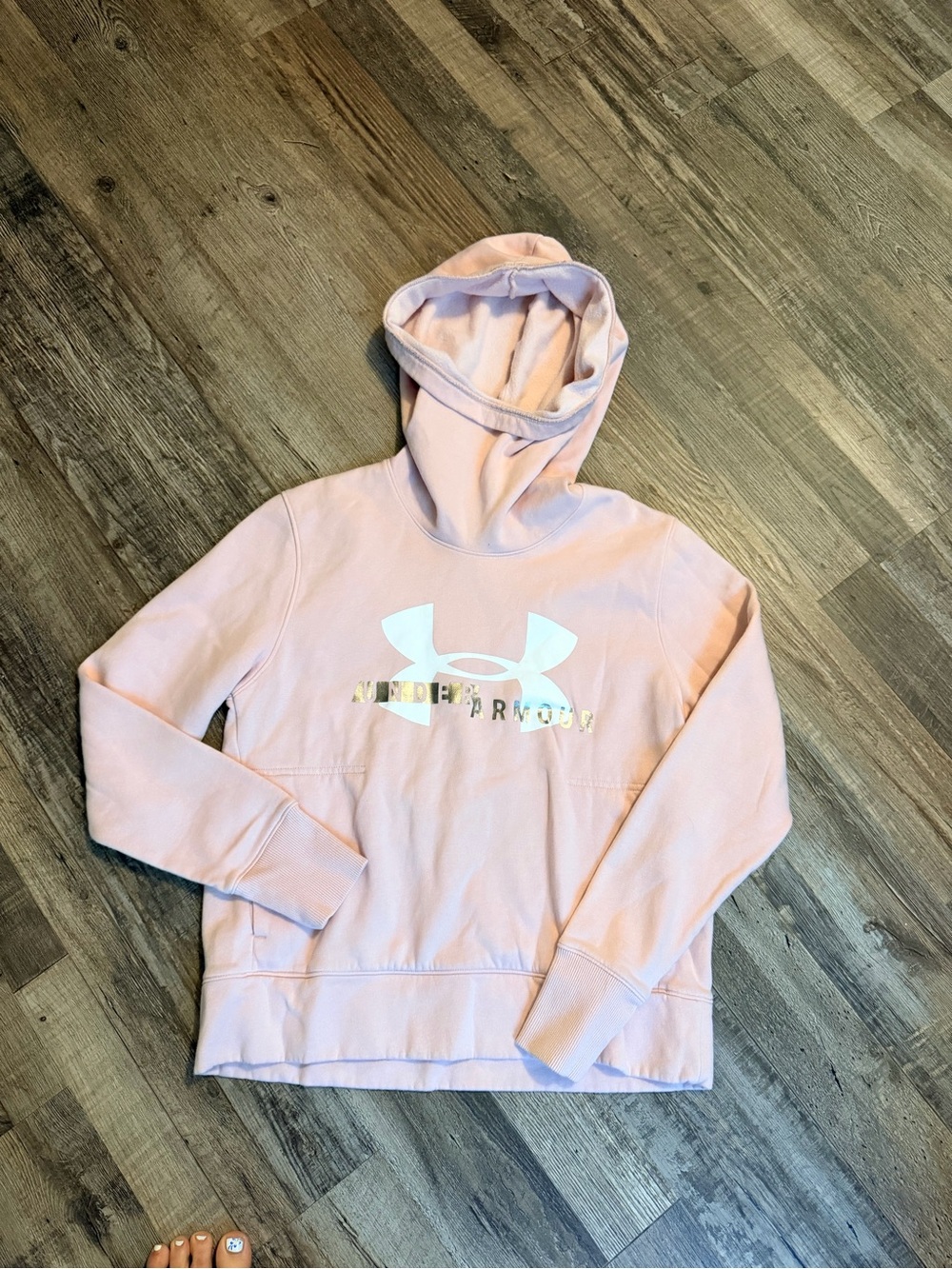 Women's fleece hoodie/soft jacket label